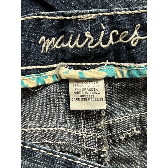 Maurices Mid Rise Bootcut Jeans Size 11/12 Waist 34x31 #32 - Picture 3 of 6